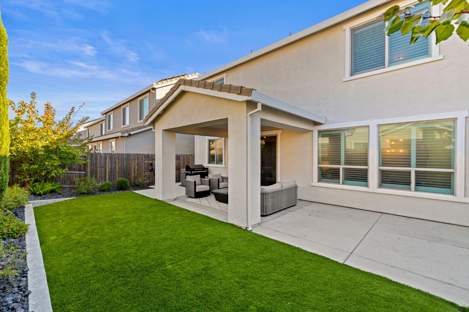 3017 Checkerspot Street Roseville, CA 95747 - Photo 22 of 57 a view of a house with backyard and porch