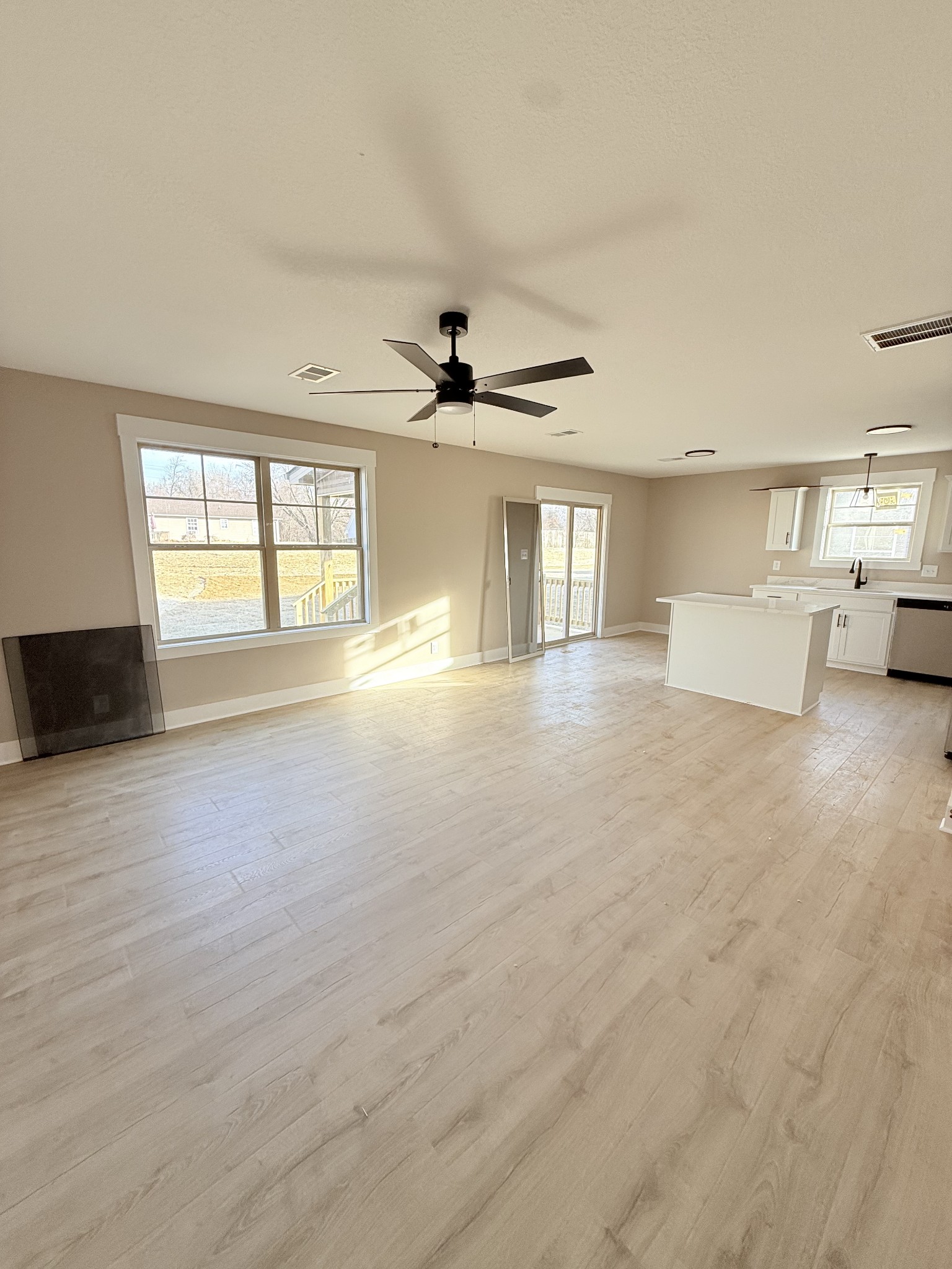 17 Echo Ridge Oak Grove, KY 42262 - Photo 3 of 13 an empty room with windows and ceiling fan