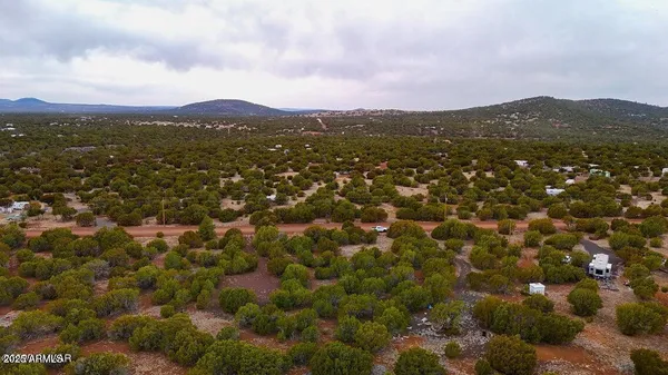 a view of city and mountain