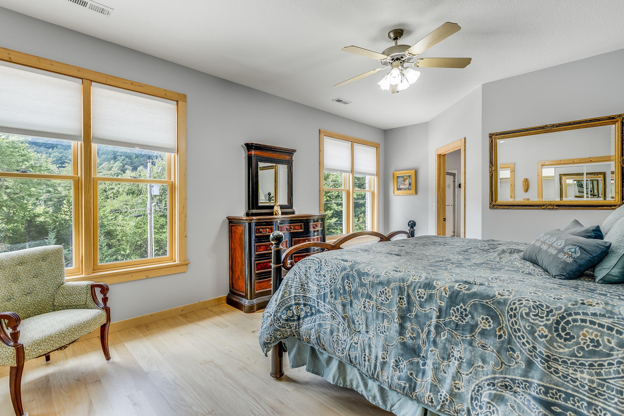 163 Kelly Ridge Road Townsend, TN 37882 - Photo 26 of 40 a bedroom with a bed furniture and a window