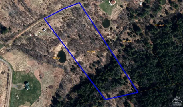 a view of a lush green field