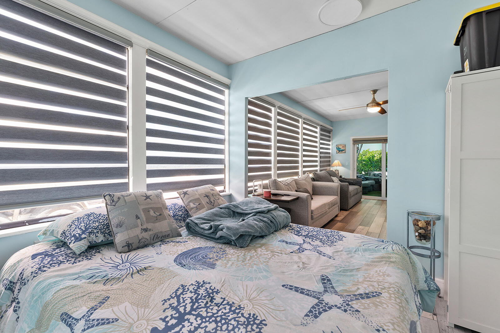 65821 Overseas Highway, Unit 35 Long Key, FL 33001 - Photo 29 of 82 a bed room with two bed and a large window