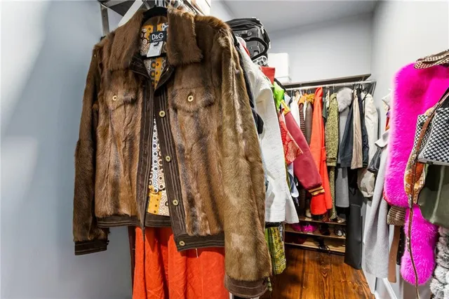 a room with storage and utility