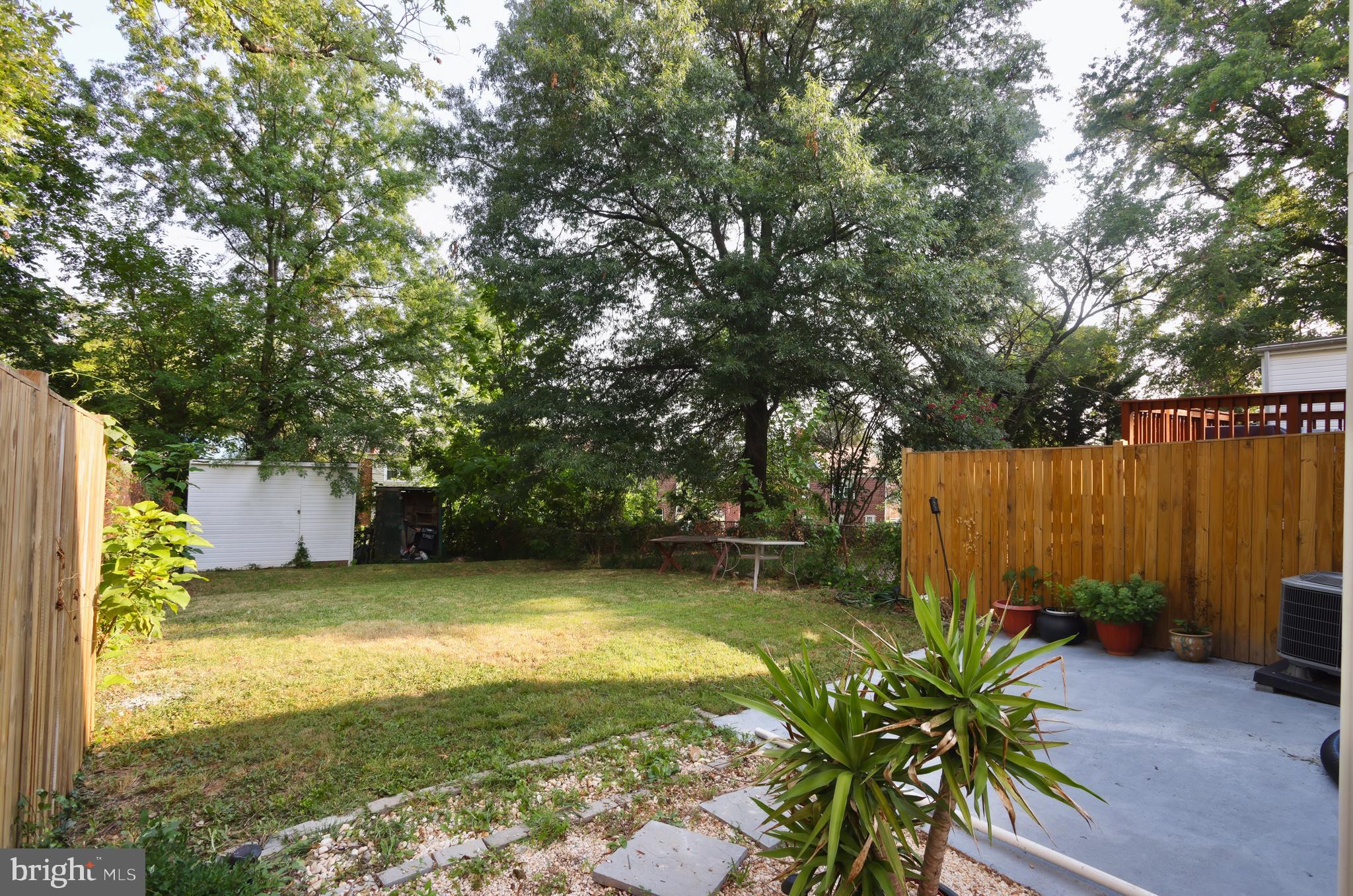 5424 B Street Southeast Washington, DC 20019 - Photo 23 of 28 Back yard