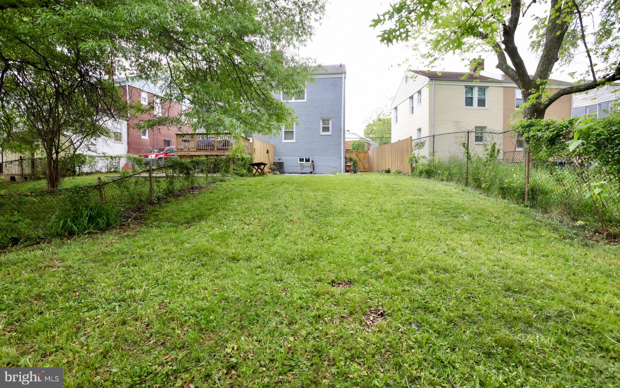 5424 B Street Southeast Washington, DC 20019 - Photo 27 of 28 HUGE BACK YARD