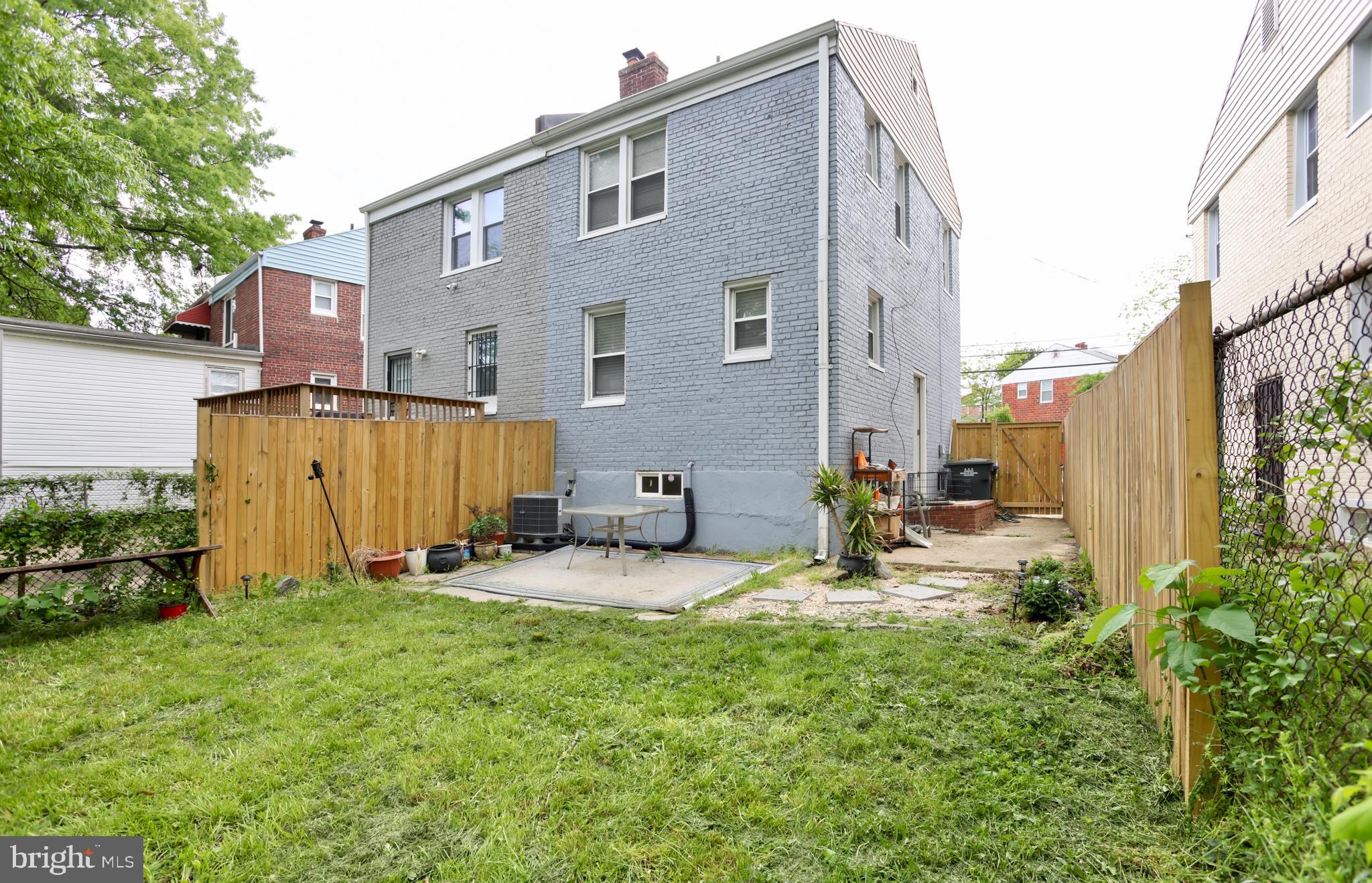 5424 B Street Southeast Washington, DC 20019 - Photo 28 of 28 BACK YARD