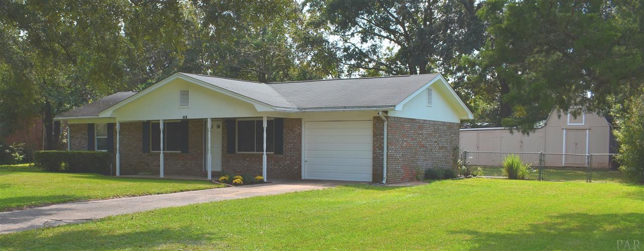 115 Craft Street Pensacola, FL 32534 - Photo 3 of 24 Front house with LARGE WORKSHOP