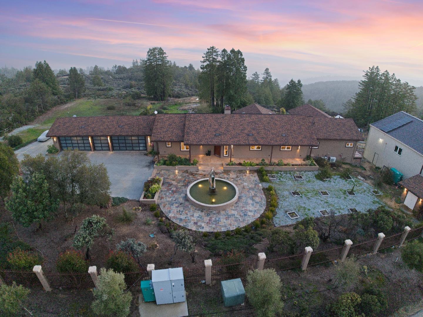 1061 Summit Road Watsonville, CA 95076 - Photo 16 of 84 aerial view of a house with garden space and street view