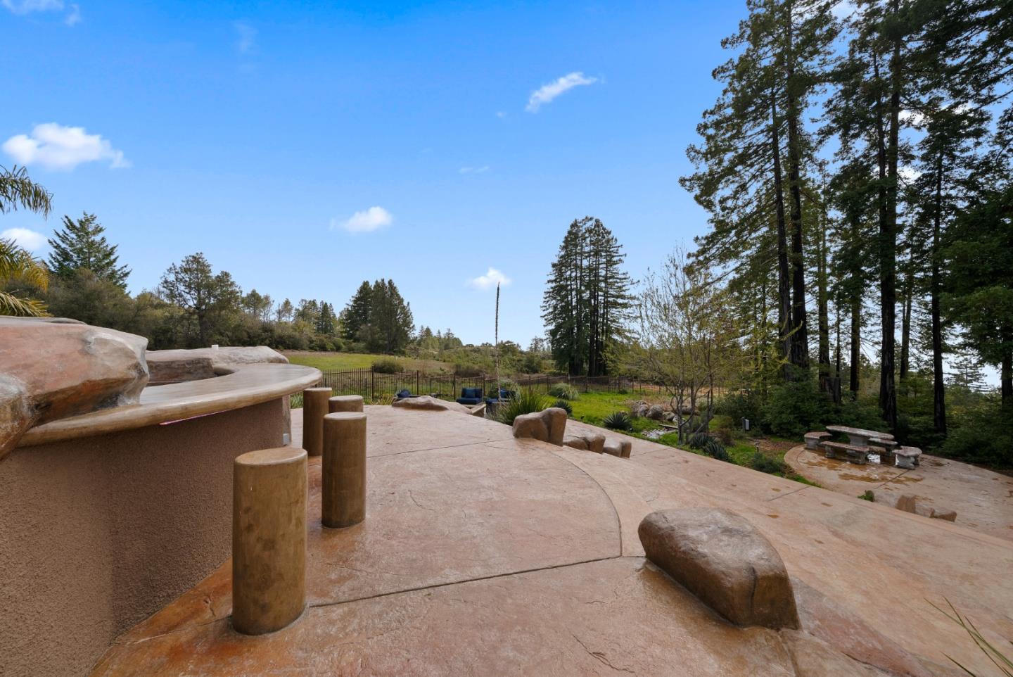 1061 Summit Road Watsonville, CA 95076 - Photo 58 of 84 a view of a terrace with a yard