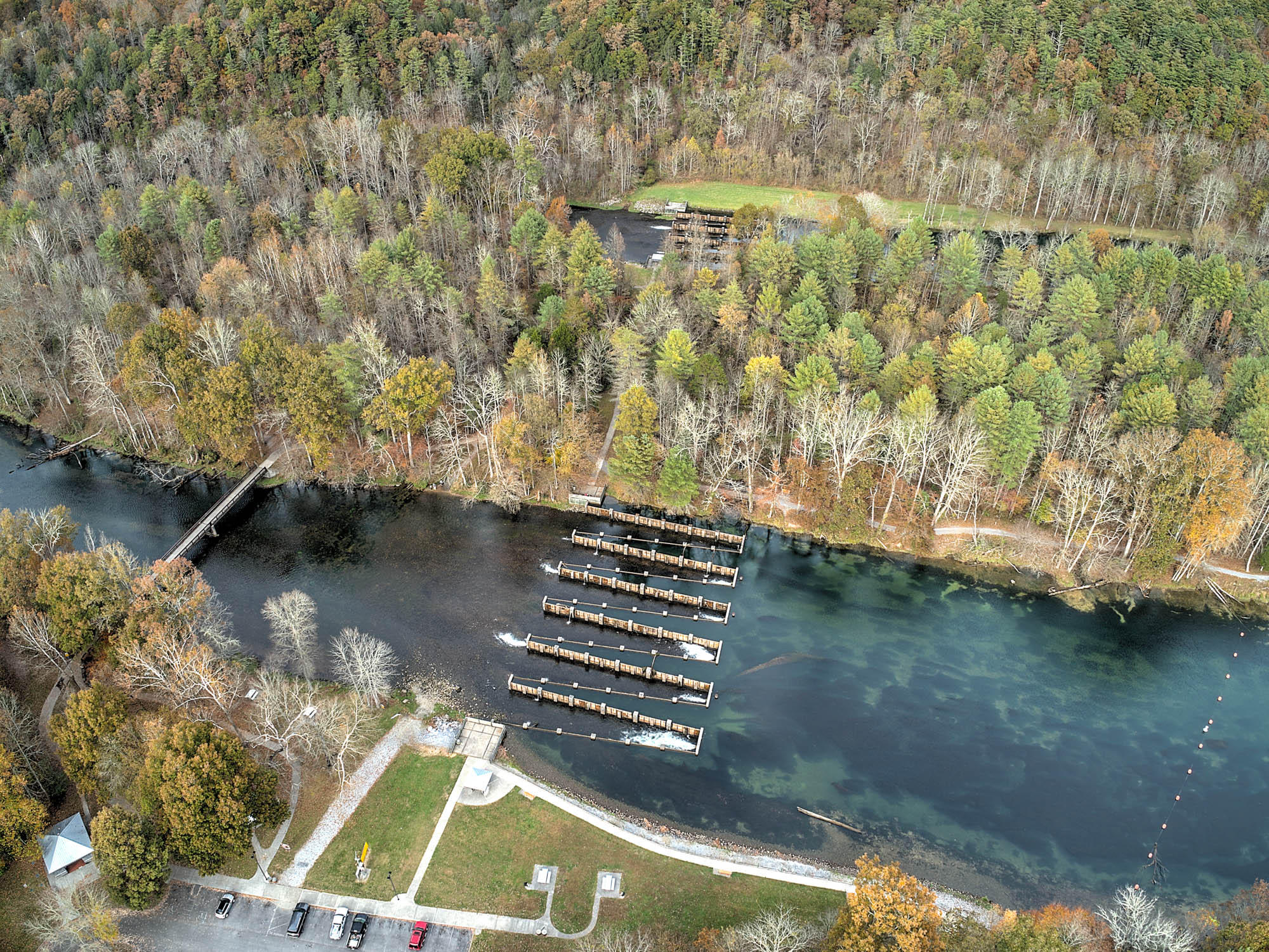 383 Tva Road South Bristol, TN 37620 - Photo 37 of 37 AERIAL WIER DAM 2