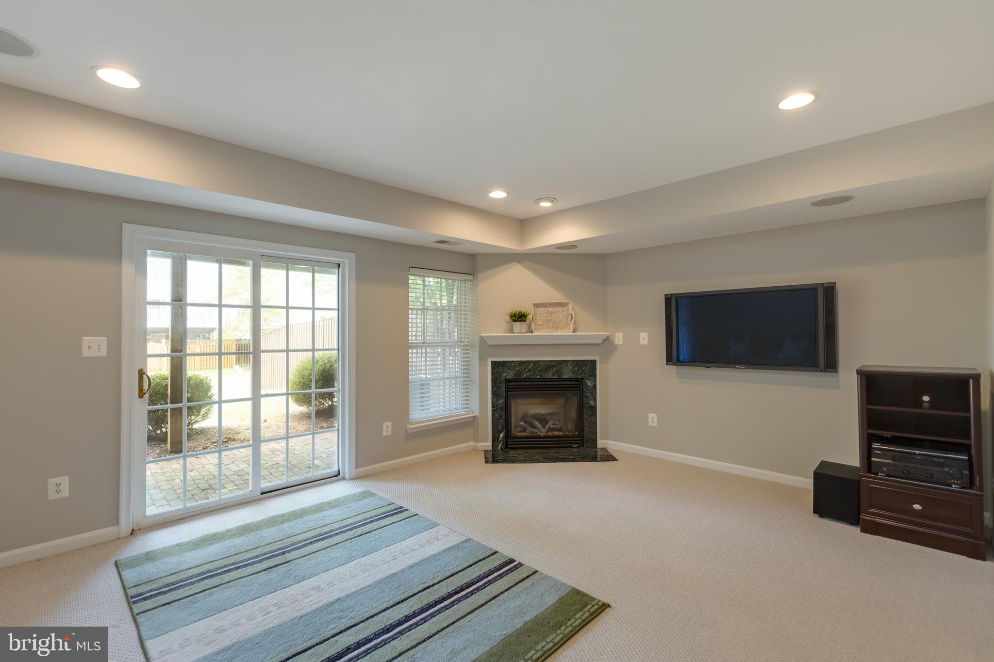 24612 Nettle Mill Square Aldie, VA 20105 - Photo 32 of 38 Great lower level rec room with cozy gas fireplace