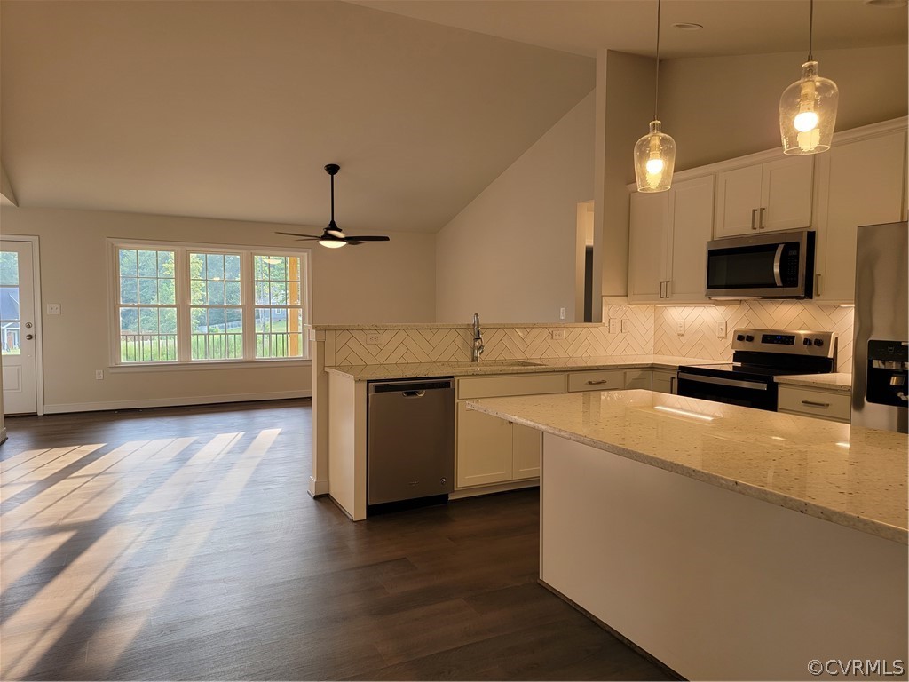 12013 Corte Castle Road Chesterfield, VA 23838 - Photo 11 of 43 kitchen to living room on a previously sold home