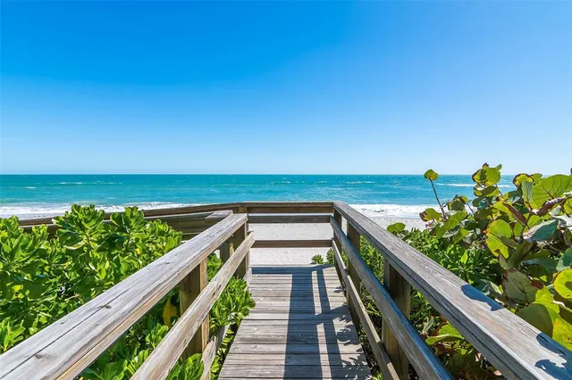 a view of ocean from a balcony