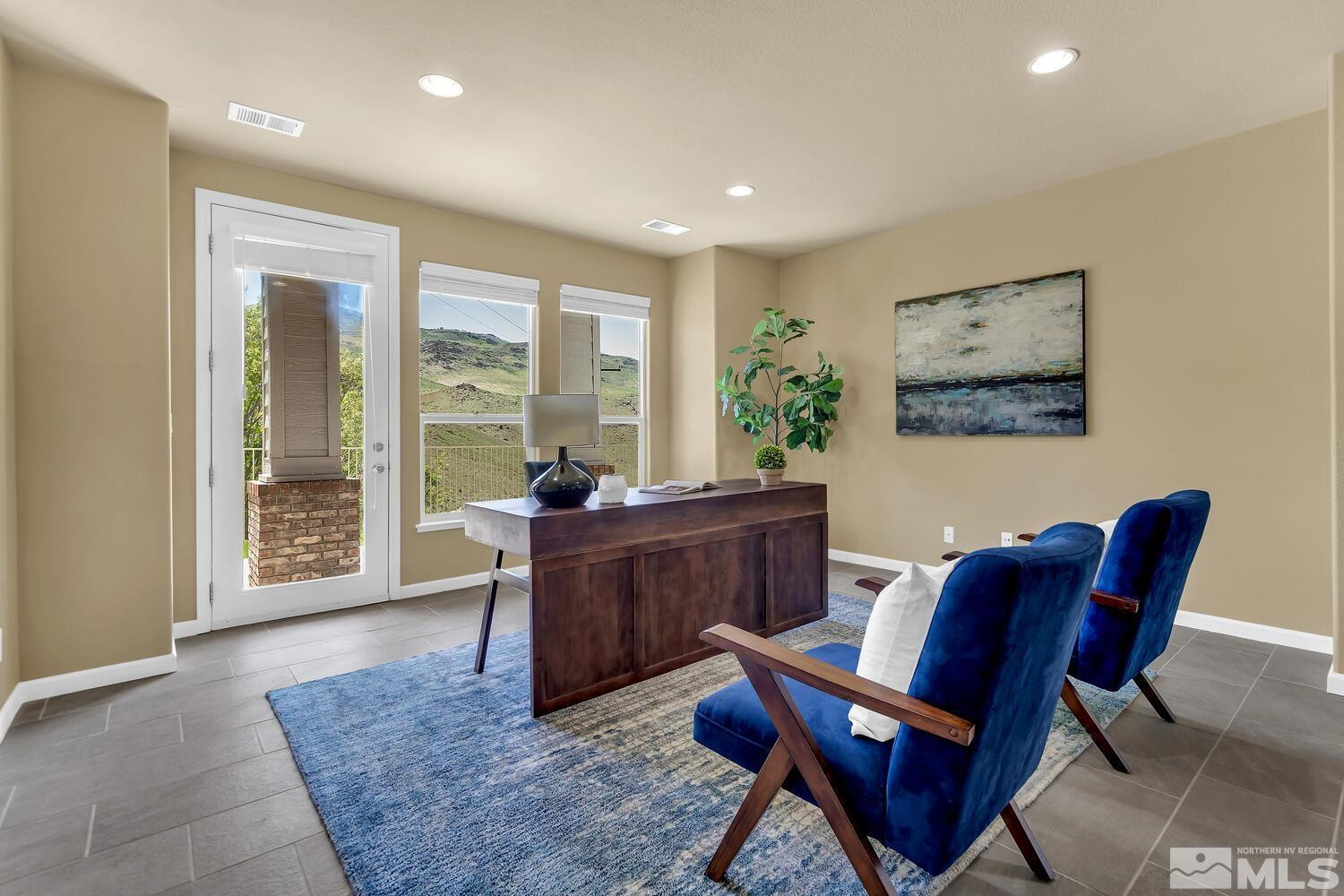 4965 Pinebluff Trail Reno, NV 89519 - Photo 23 of 40 a view of workspace with furniture and window