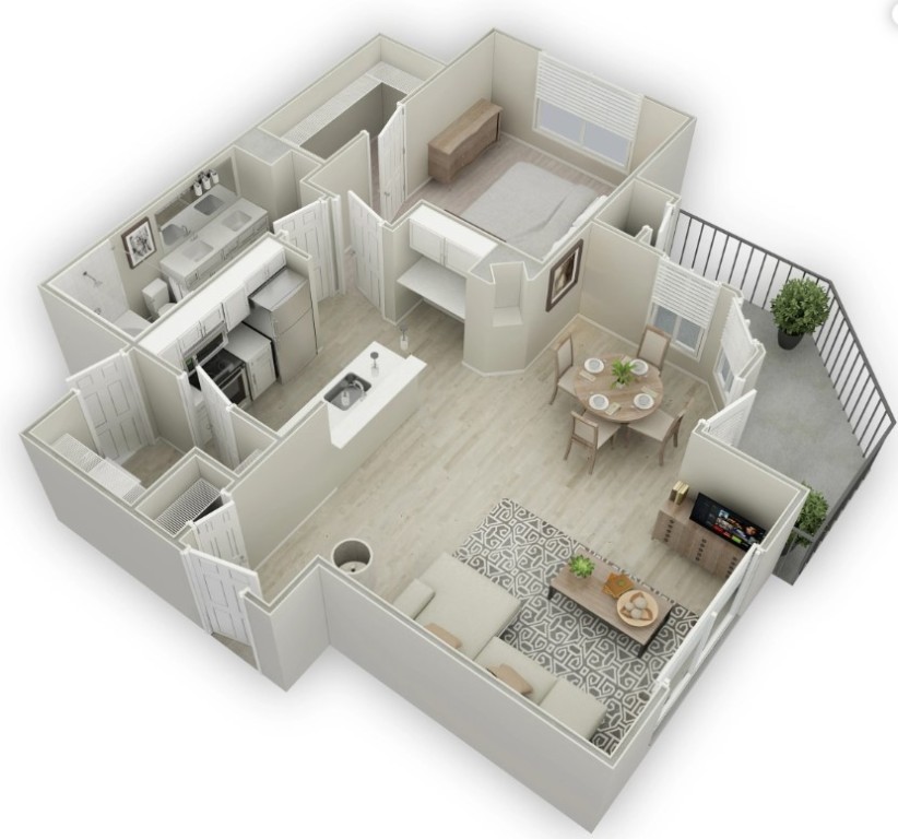 10505 South I-35 Frontage Road, Unit 338 Austin, TX 78747 - Photo 3 of 20 View of room layout