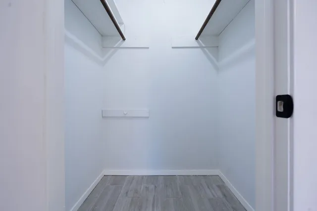 a view of walk in closet