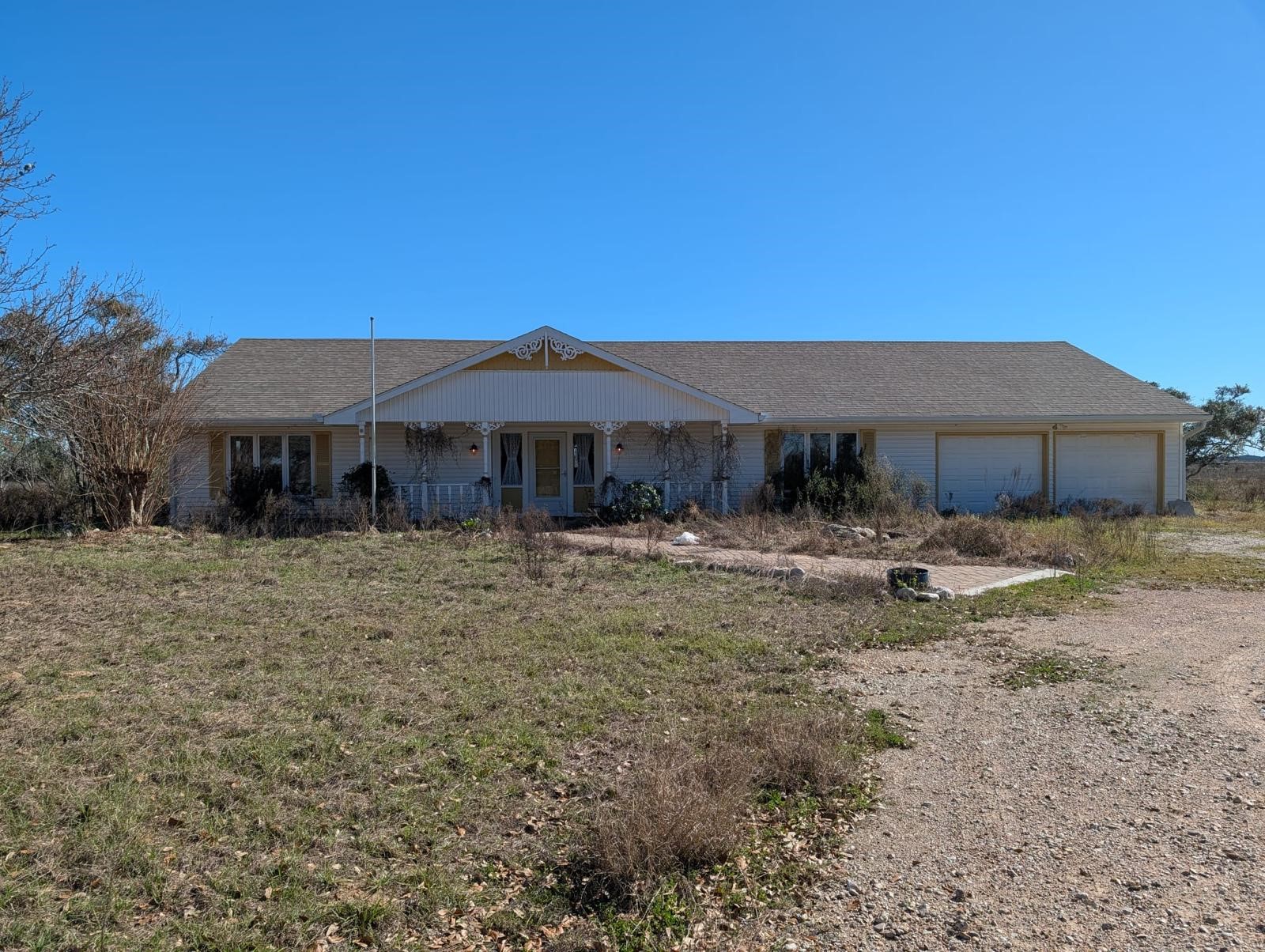 2368 Old Columbus Road North Sealy, TX 77474 - Photo 5 of 16 a front view of a house with a yard