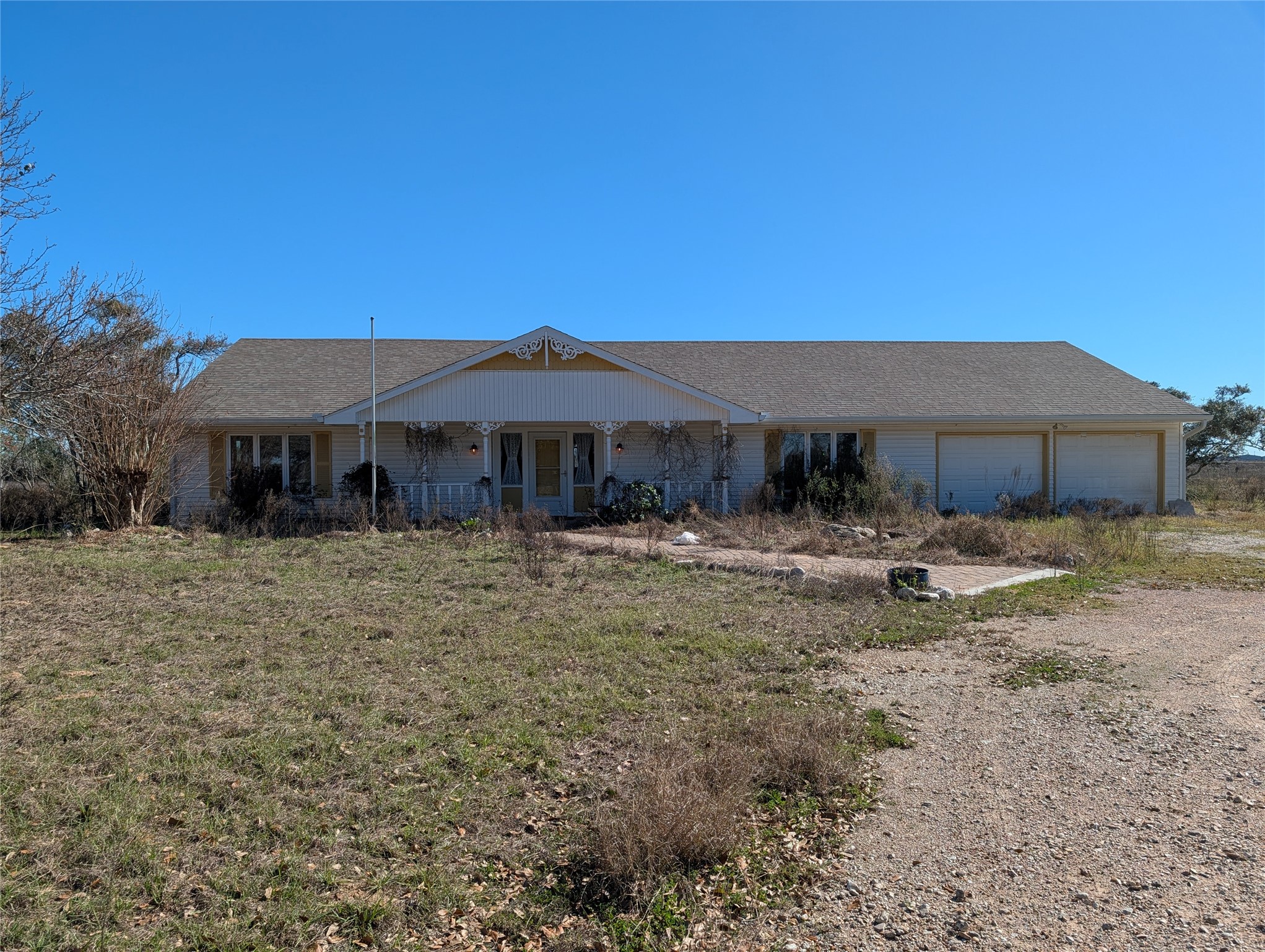 2368 Old Columbus Road North Sealy, TX 77474 - Photo 9 of 16 a front view of a house with a yard
