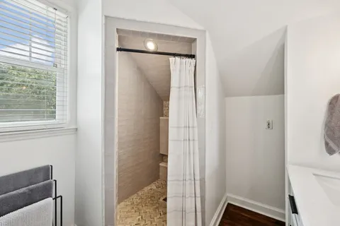 a view of a door of the house