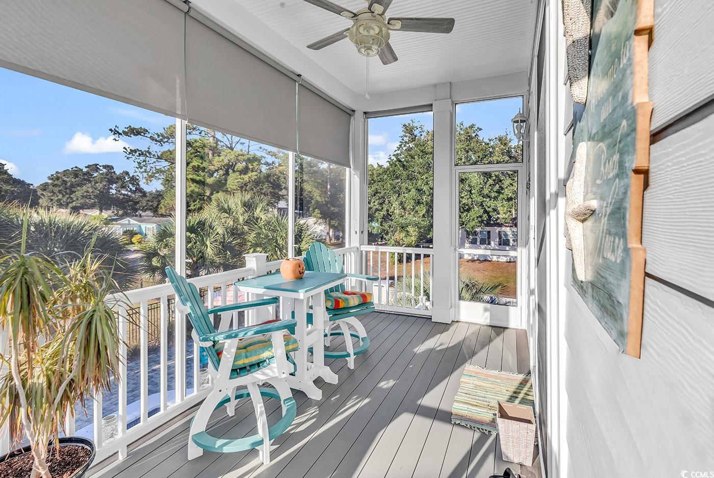 519 1st Street Murrells Inlet, SC 29576 - Photo 36 of 40 Sunroom / solarium with ceiling fan