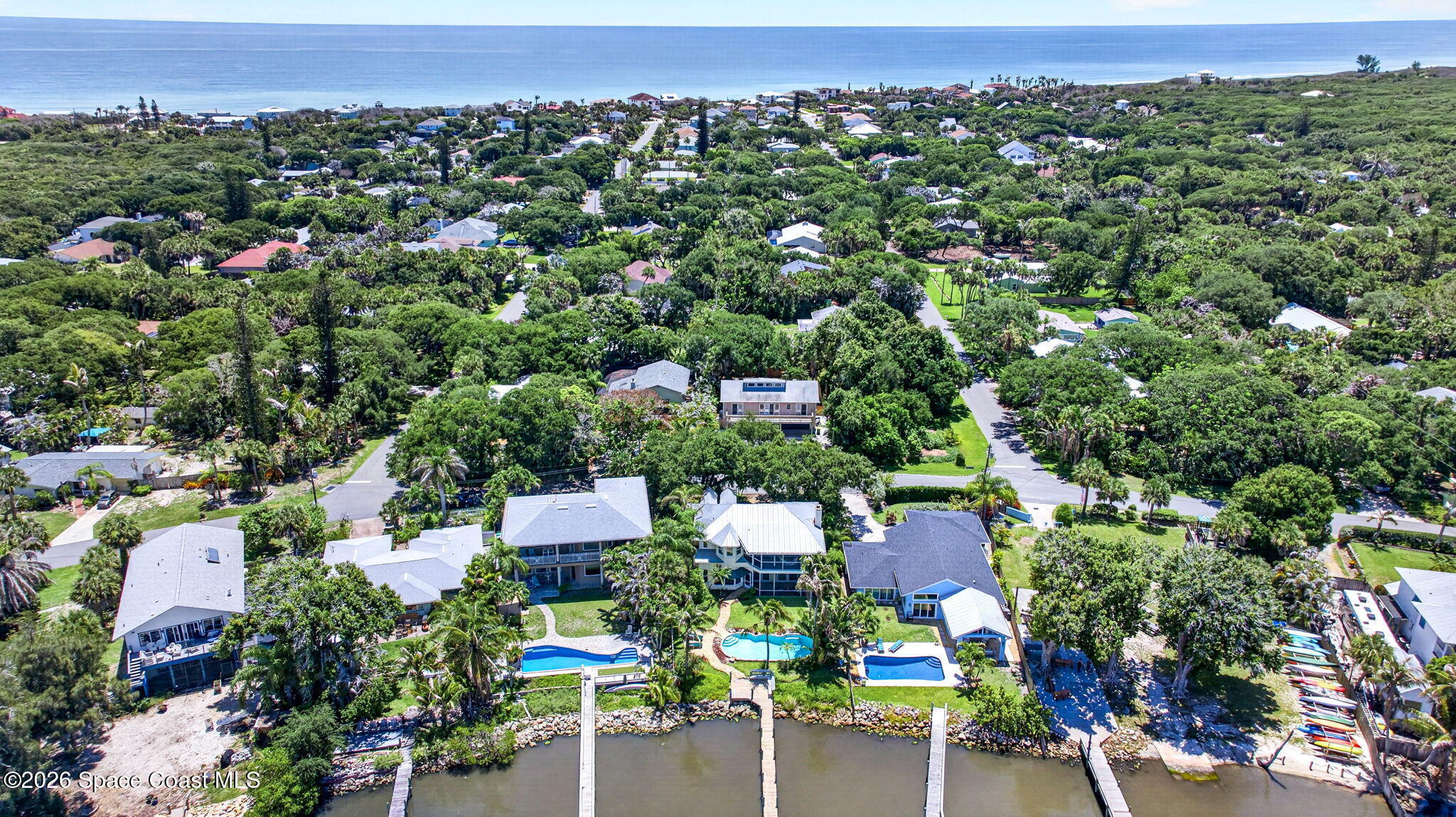 5930 Riverside Drive Melbourne Beach, FL 32951 - Photo 56 of 65 Aerial View