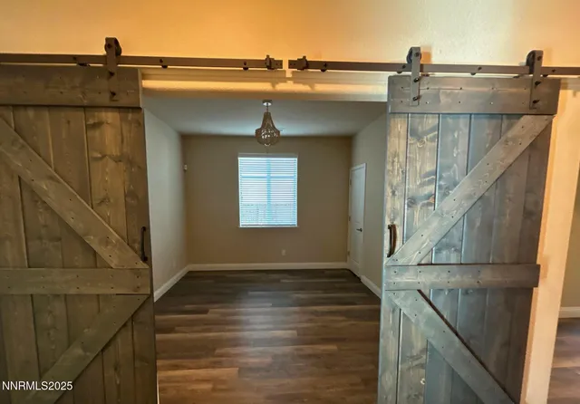 a view of entryway with a small space