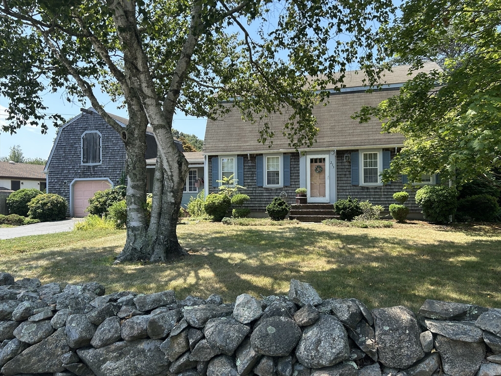 273 Main Street Acushnet, MA 02743 - Photo 3 of 37 a front view of house with yard and trees