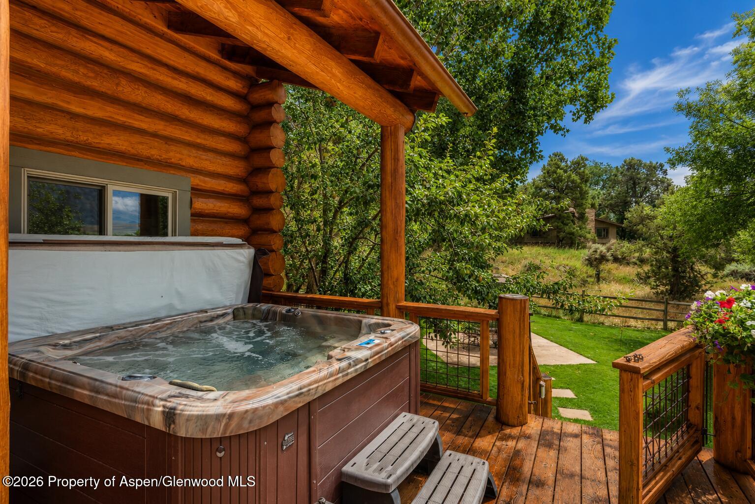 162 Original Road Basalt, CO 81621 - Photo 42 of 54 Back Deck and Hot Tub