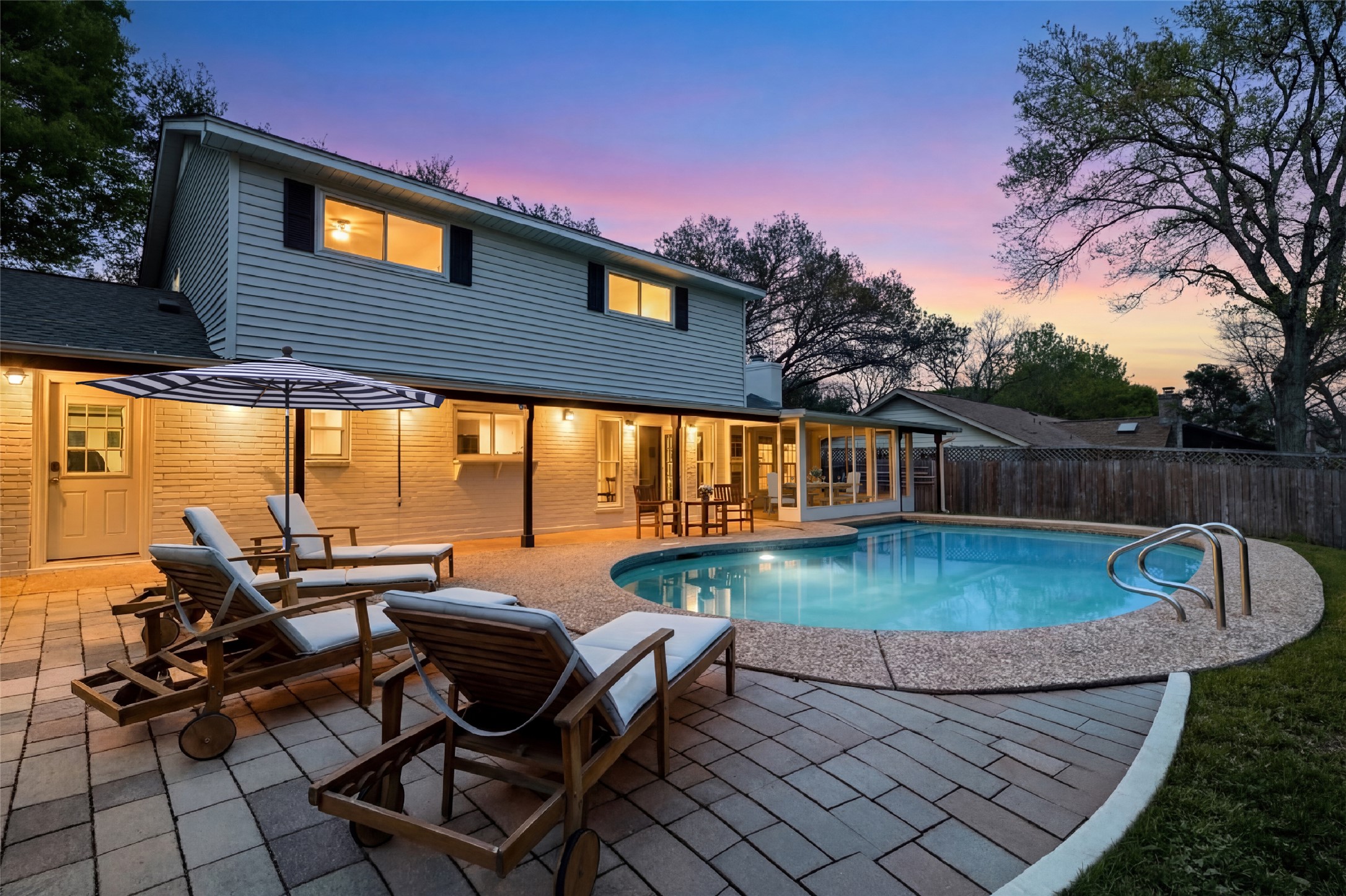 2403 Comburg Castle Way Austin, TX 78748 - Photo 33 of 40 Back of house featuring a patio area