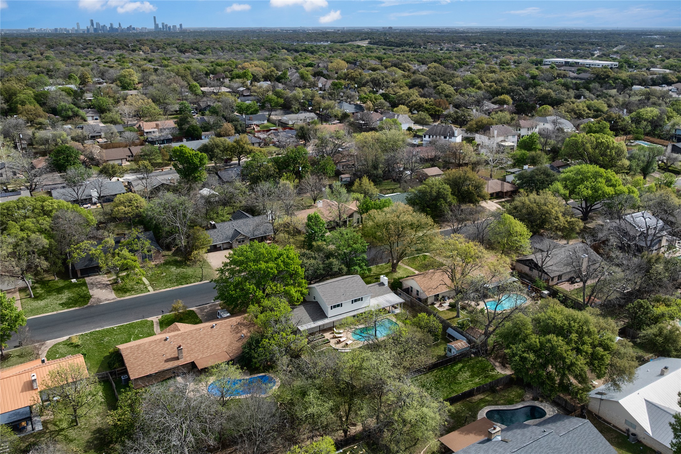 2403 Comburg Castle Way Austin, TX 78748 - Photo 38 of 40 Aerial perspective of suburban area