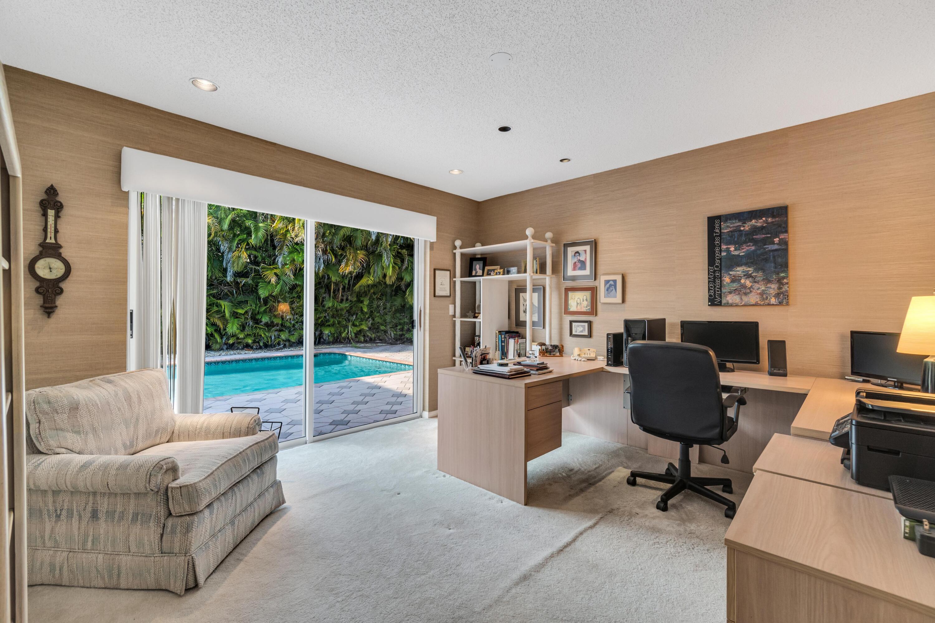 7746 La Corniche Circle Boca Raton, FL 33433 - Photo 22 of 44 Guest bed with pool view!