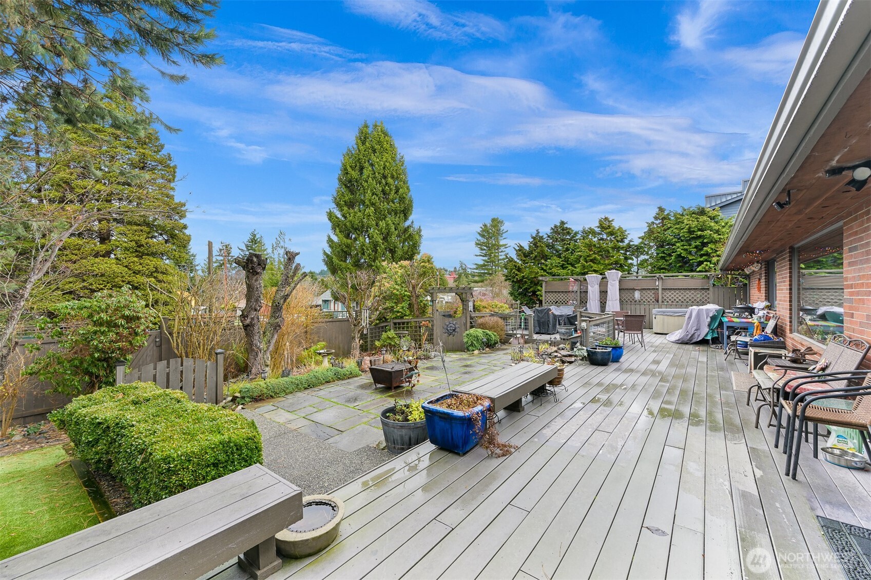 214 Bayside Place Bellingham, WA 98225 - Photo 29 of 40 a view of a terrace with sitting area