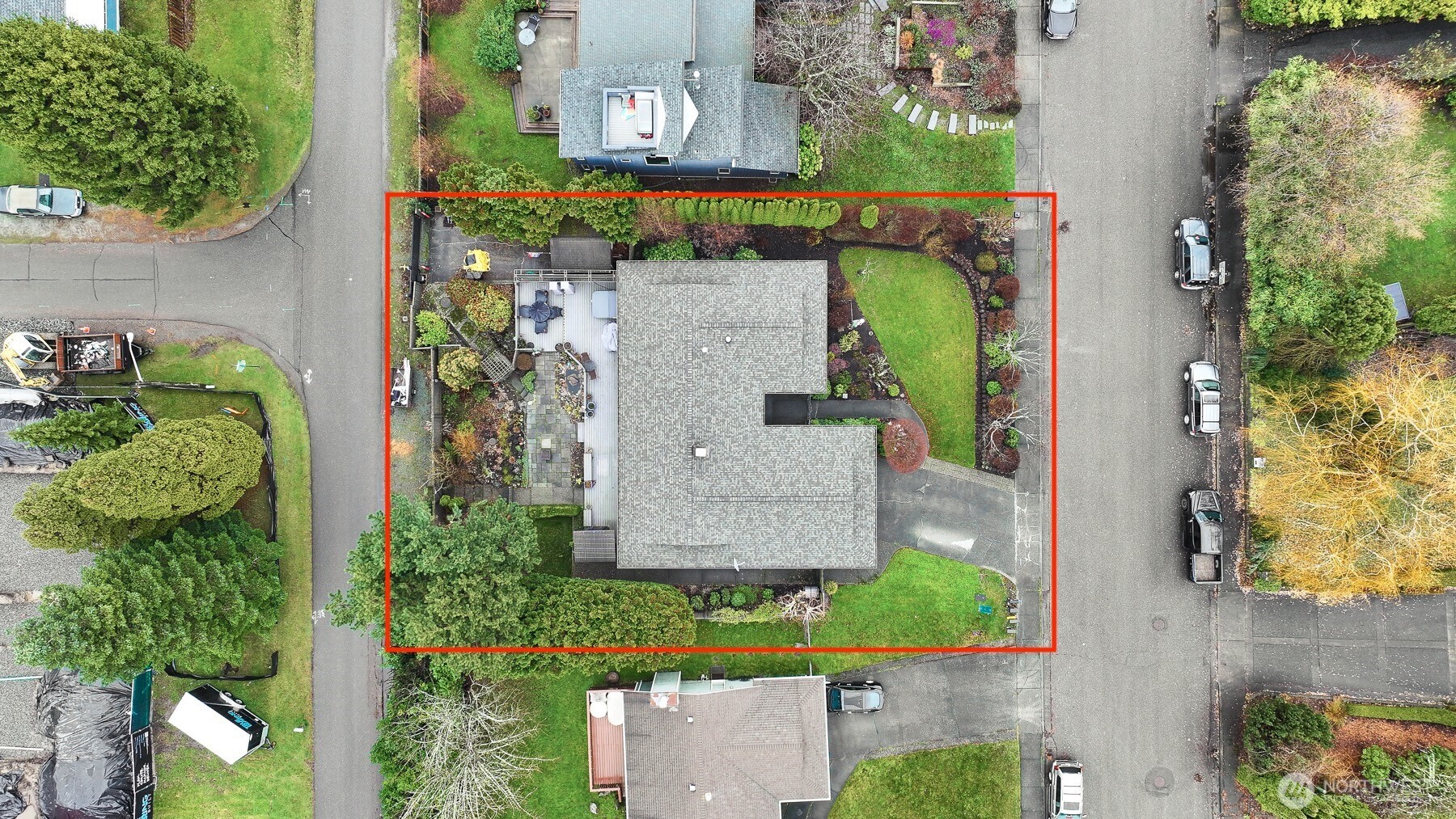 214 Bayside Place Bellingham, WA 98225 - Photo 37 of 40 an aerial view of a house with outdoor space
