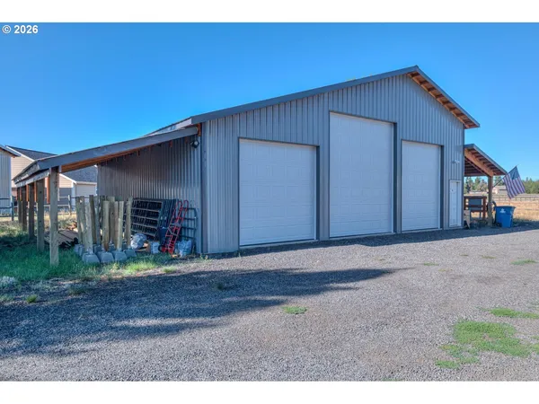 a backyard of a house