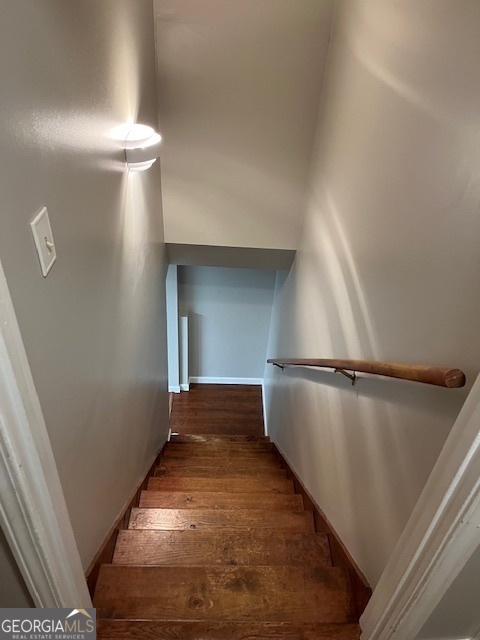 1221 Martin Nash Road Southwest Lilburn, GA 30047 - Photo 17 of 31 a view of a room with wooden floor