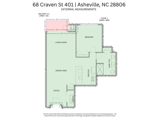 $479,000 | 68 Craven Street, Unit 401, Asheville, NC 28806