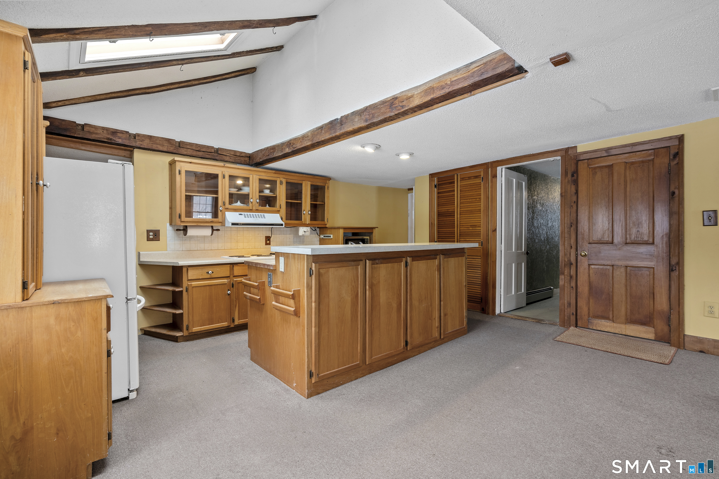 392 Boston Neck Road Suffield, CT 06078 - Photo 11 of 35 a view of kitchen with stainless steel appliances granite countertop refrigerator and cabinets