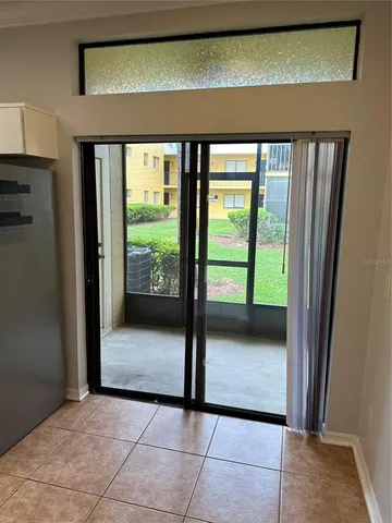 a view of front door