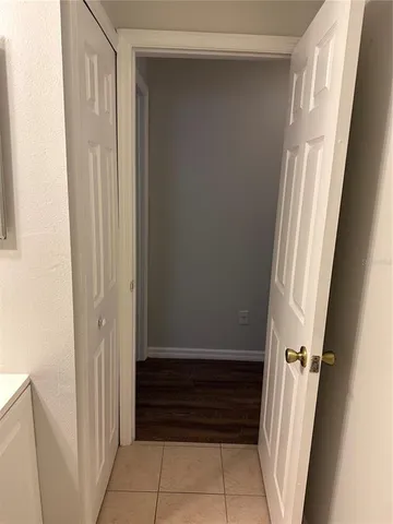 a view of front door