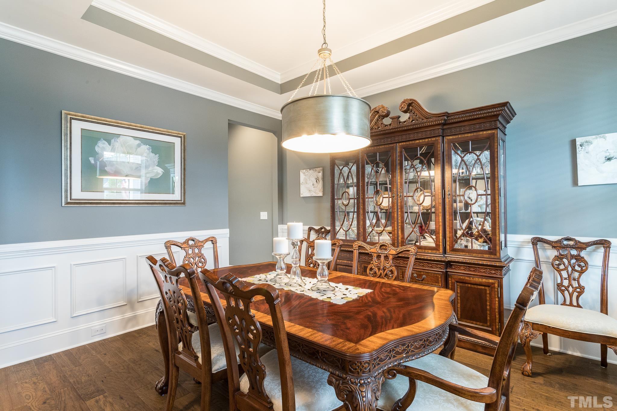 5281 Aleppo Lane Raleigh, NC 27613 - Photo 14 of 57 a view of a dining room with furniture and window