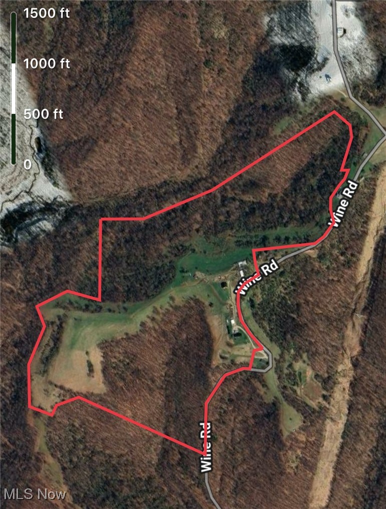 540 Wine Road Elizabeth, WV 26143 - Photo 31 of 49 Map / location with property parcel outlined