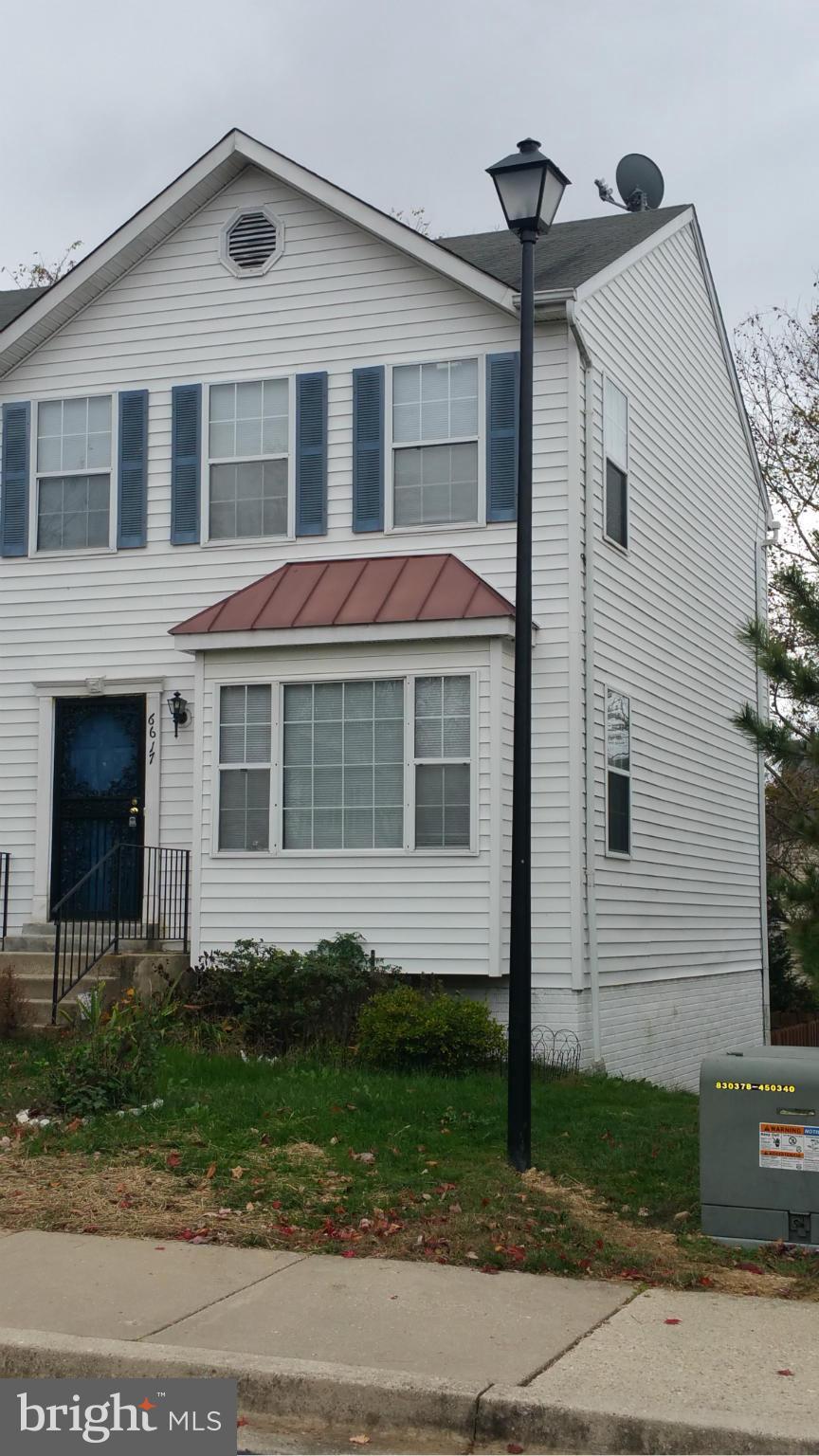 6617 Ronald Road Capitol Heights, MD 20743 - Photo 3 of 29 Front and Side of End Unit