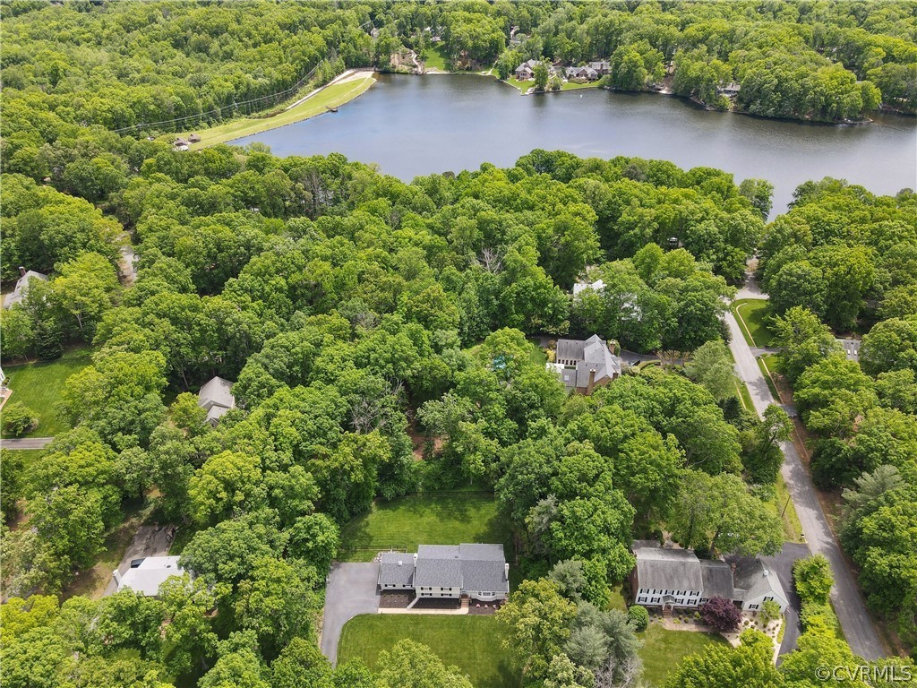 13331 Kingsmill Road Midlothian, VA 23113 - Photo 43 of 49 an aerial view of a house with a yard basket ball court and outdoor seating
