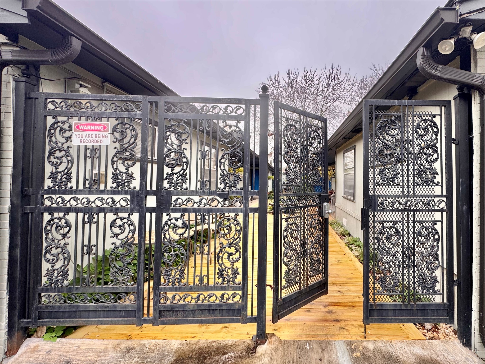 1307 Willard Street, Unit 4 Houston, TX 77006 - Photo 25 of 26 Complex does have a keypad access on pedestrian gate and tenants usually close it at night!