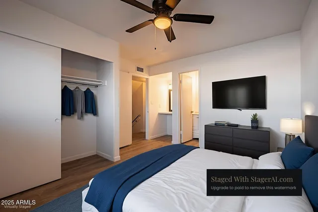 a view of a bathroom with a glass door