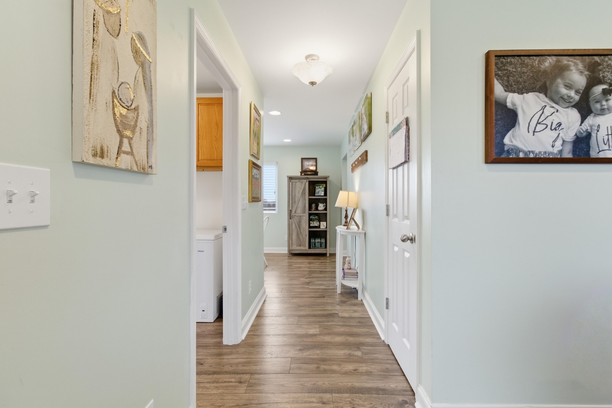 558 Ferrells Loop Road Beechgrove, TN 37018 - Photo 13 of 46 a view of a hallway with wooden floor