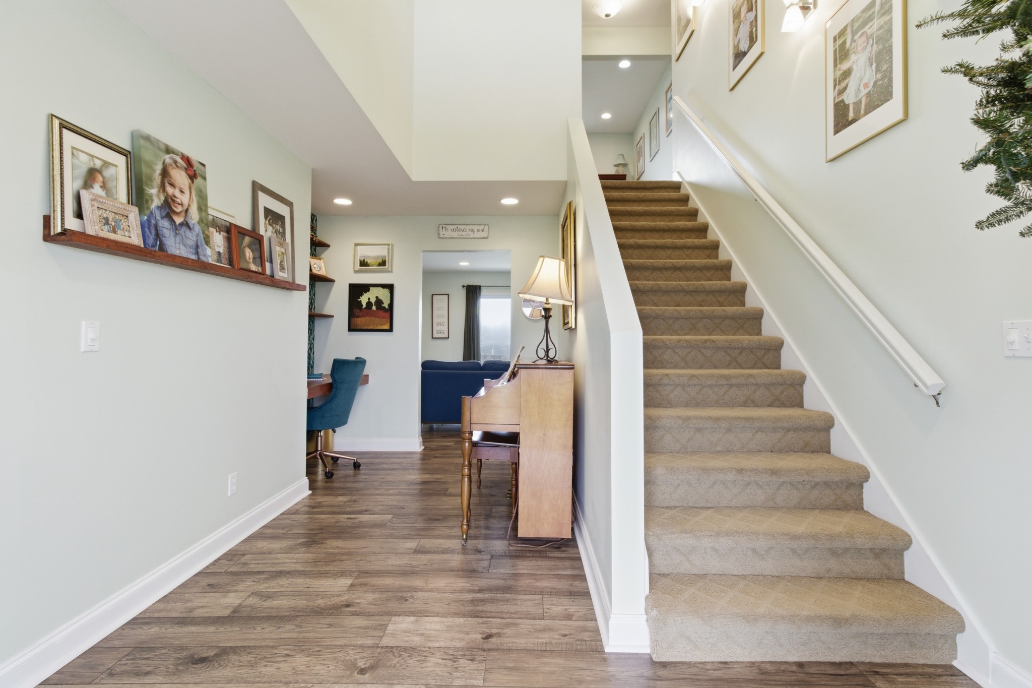 558 Ferrells Loop Road Beechgrove, TN 37018 - Photo 5 of 46 a view of entryway and hall with wooden floor