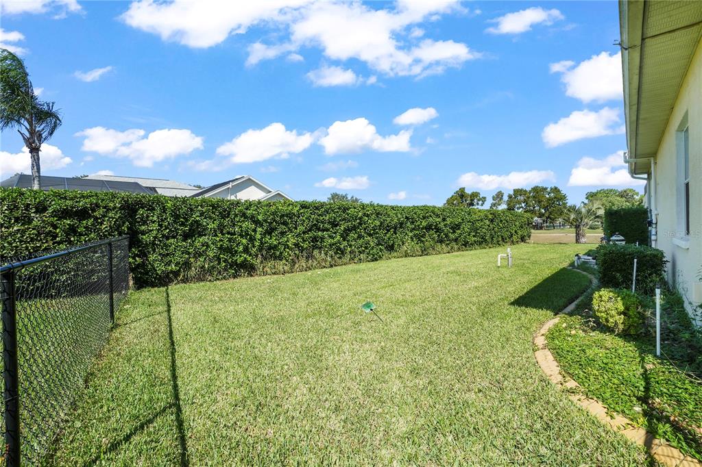 3441 Cedar Crest Loop Spring Hill, FL 34609 - Photo 50 of 58 a view of a garden with a houses