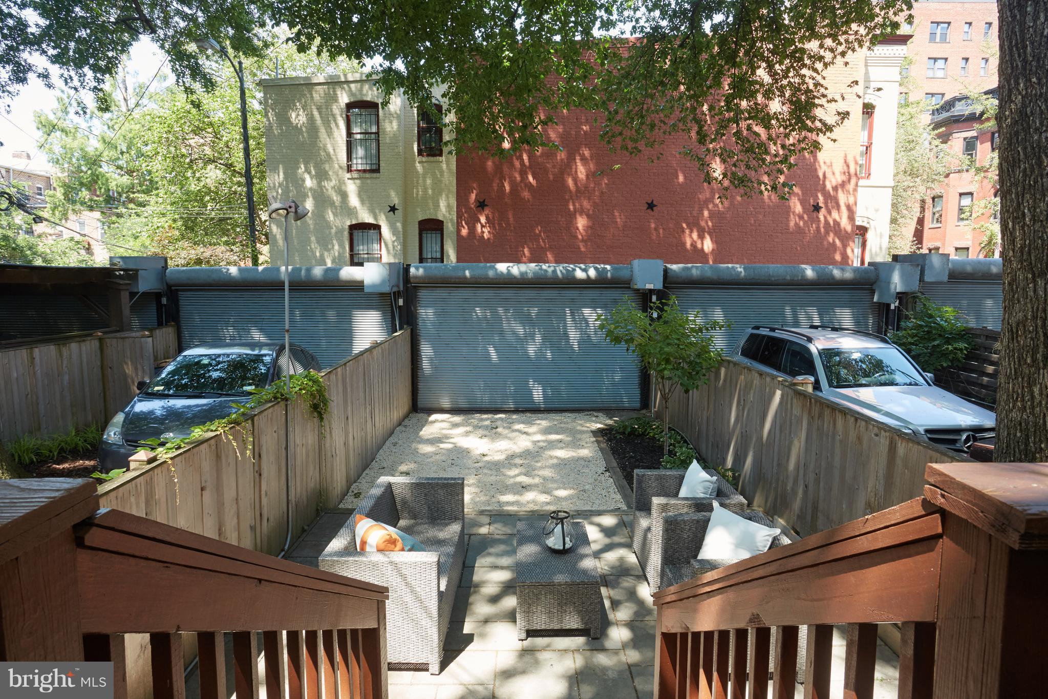 1822 16th Street Northwest Washington, DC 20009 - Photo 25 of 29 a view of balcony with wooden floor and seating space