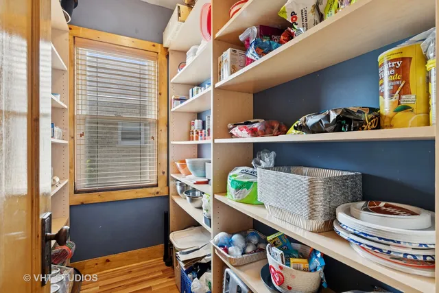 a room with storage and utility